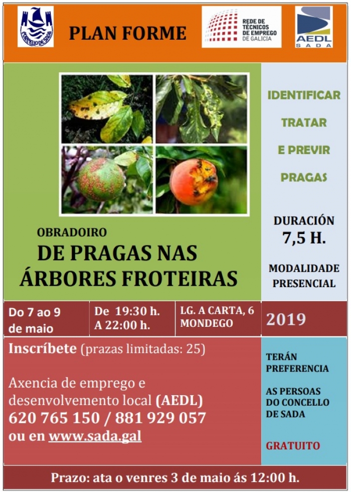 Taller de plagas y enfermedades de los árboles frutales