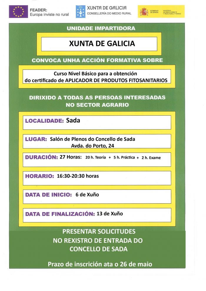 AEDL organiza un curso de aplicacin de productos fitosanitarios