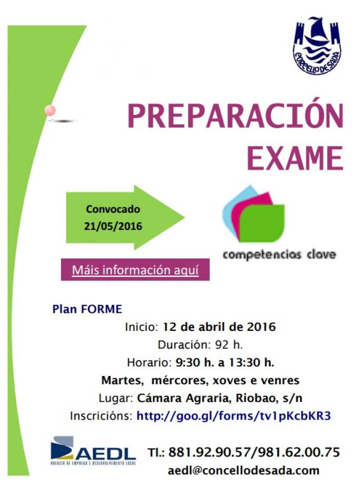 AEDL realiza un curso para a preparacin do exame de competencias clave