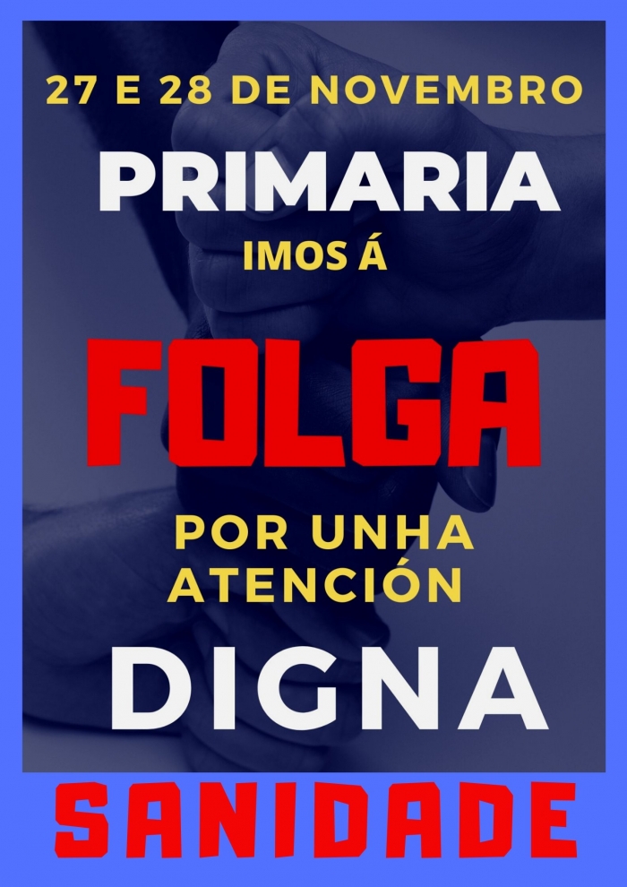 APOIO  FOLGA NA ATENCIN PRIMARIA DA SANIDADE PBLICA DE GALICIA