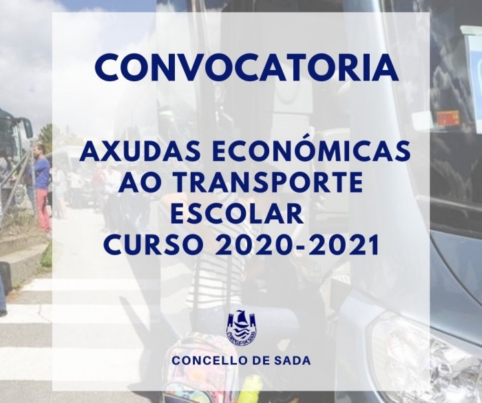 AXUDAS ECONMICAS AO TRANSPORTE ESCOLAR CURSO 2020-2021