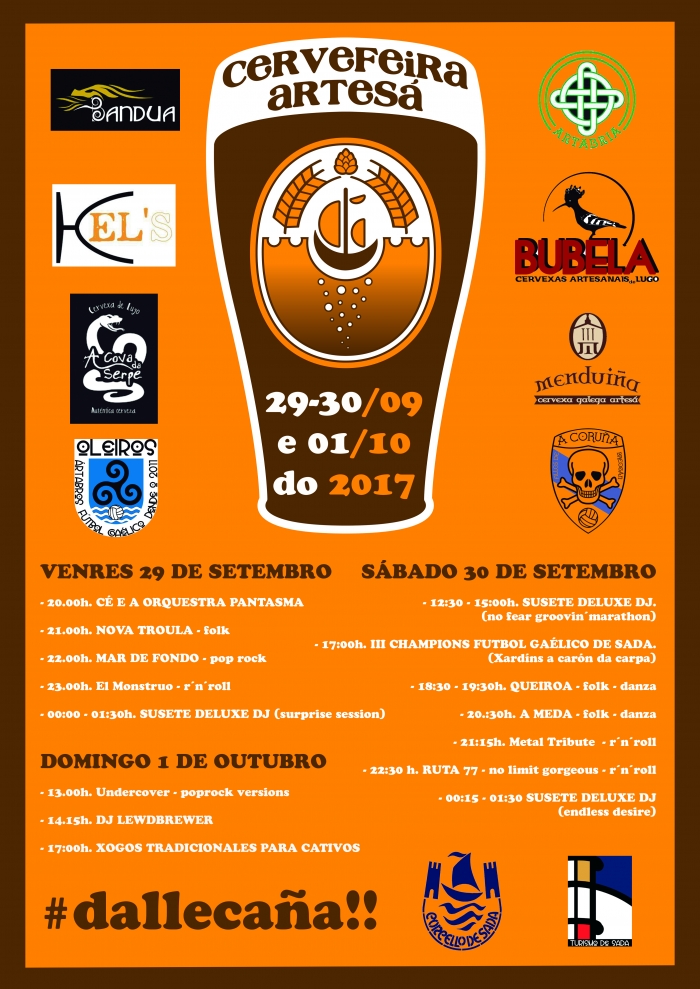 CERVEFEIRA 2017 - FEIRA CERVEXA ARTES DE SADA