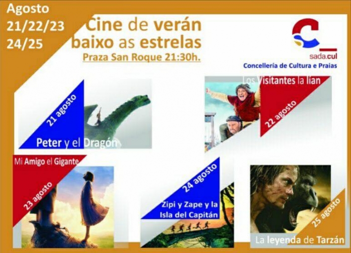 Cine bajo las Estrellas en Sada