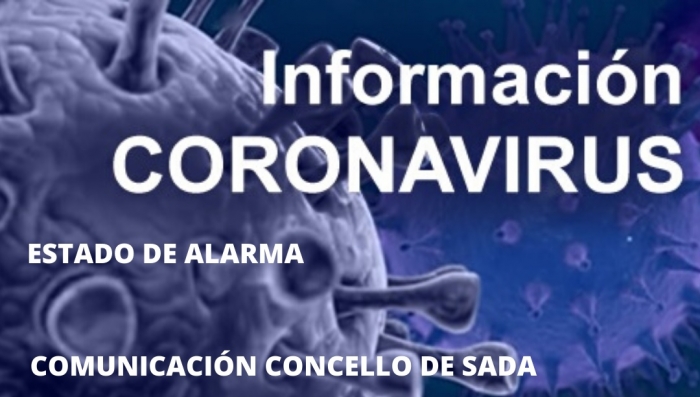 COMUNICADO CONCELLO DE SADA - SBADO 14 DE MARZO 20:30 HORAS