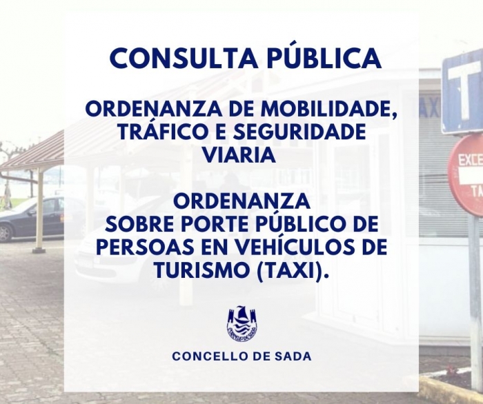 Consulta pblica sobre ordenanzas de Mobilidade e Transporte Pblico