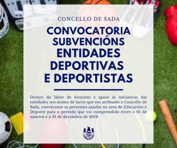 Convocatoria de Subvenciones a Entidades Deportivas y Deportistas