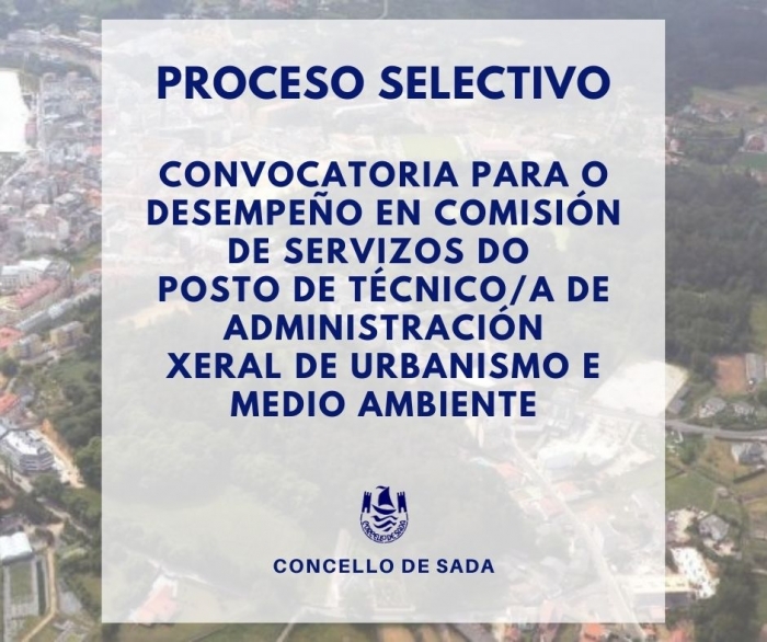 CONVOCATORIA POSTO DE TCNICO/A DE ADMINISTRACIN XERAL DE URBANISMO E MEDIO AMBIENTE COMISIN SERVIZOS