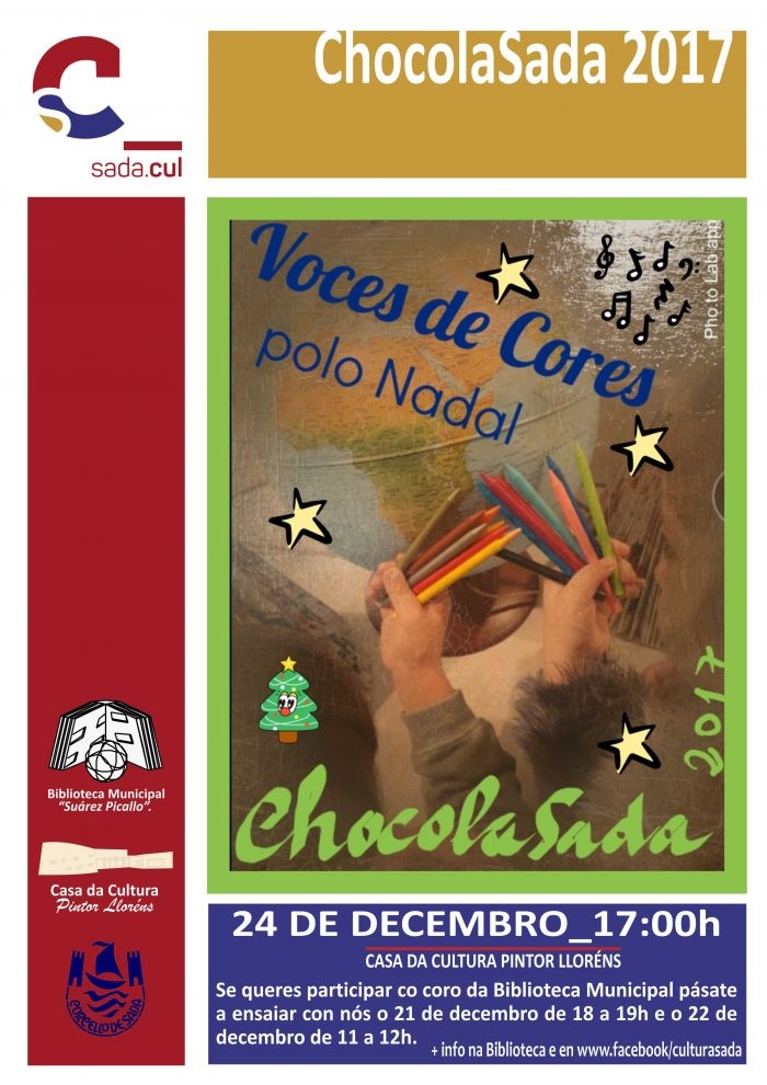 Cultura programa Chocolasada para a tarde do 24 de decembro