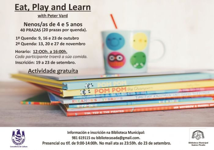 Eat, Play and Learn with Peter Vard 2016 abre su inscripcin