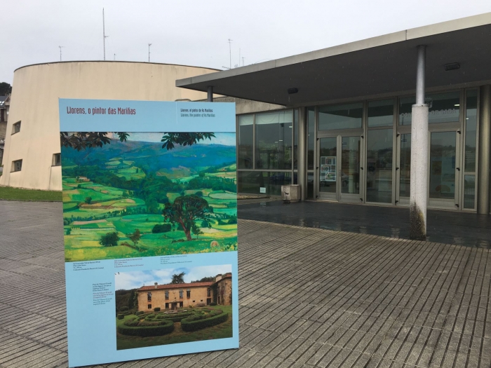 El exterior de la Pintor Llorns acoge la exposicin "Ruta do Impresionismo"