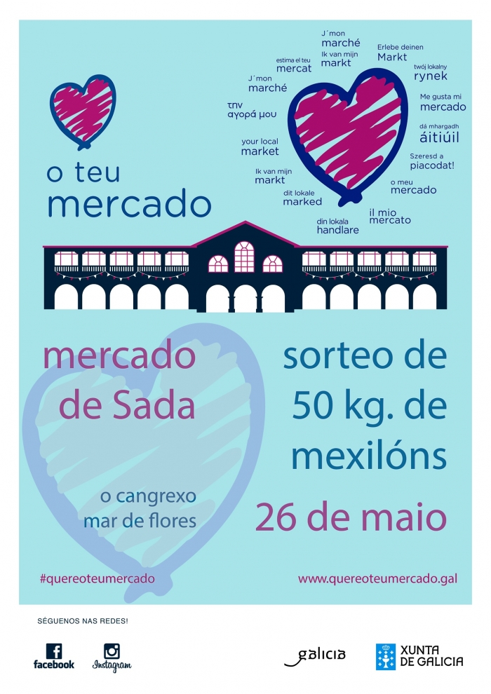 El mercado de Sada sortear el sbado 50 kilogramos de mejillones