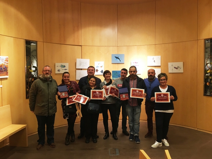 El Mesn Nordeste con el pincho Xabarn con cogomelos e froitos vermellos ganador del premio del jurado del Otoo de Tapas