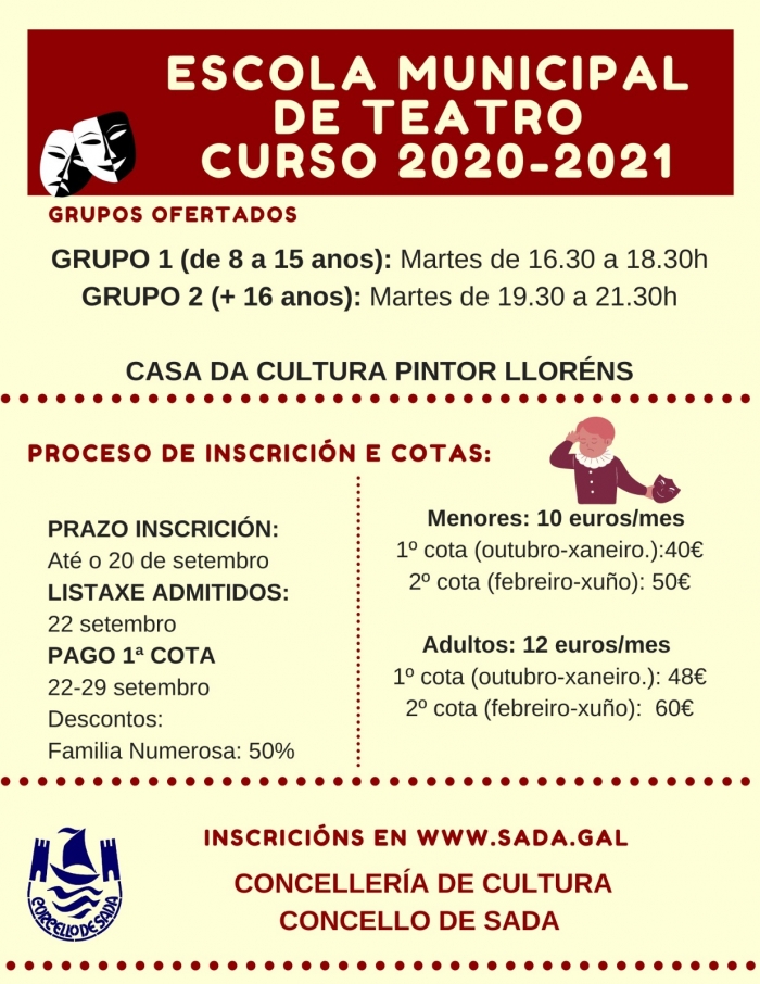 ESCOLA MUNICIPAL DE TEATRO CURSO 2020-2021