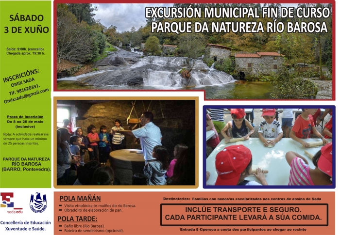 Excursin Municipal Fin de Curso Parque Natureza Ro Barosa