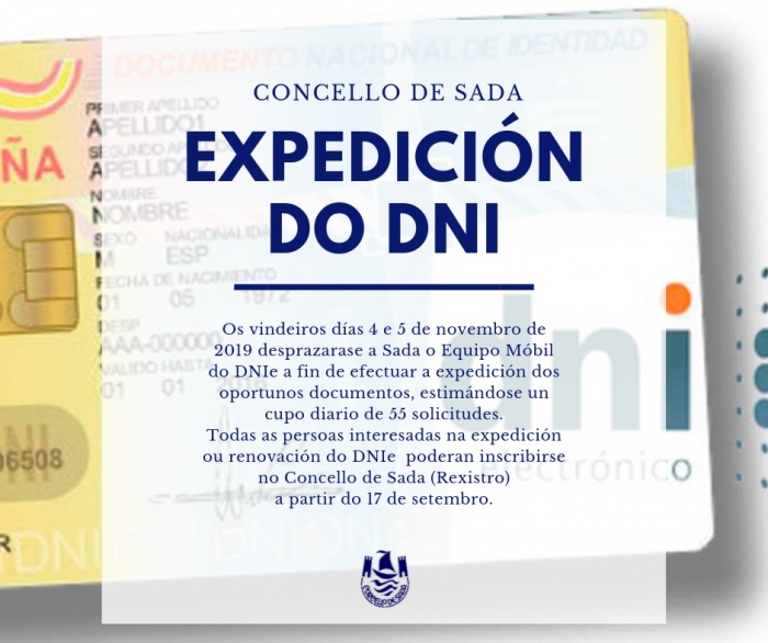 EXPEDICIN E RENOVACIN DO DNI EN SADA