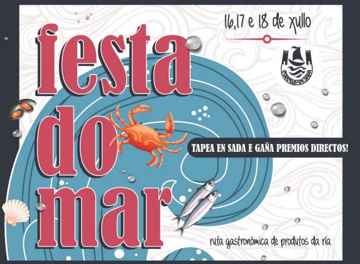 Sada programa o roteiro gastronmico Festa do Mar do 16 ao 18 de xullo