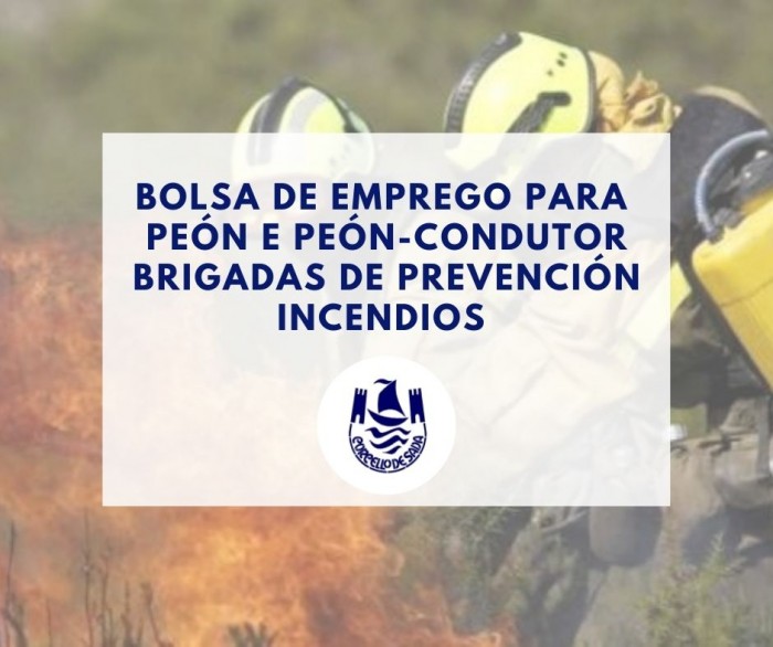 Bolsa de emprego para pen e pen-condutor de brigadas de prevencin incendios 