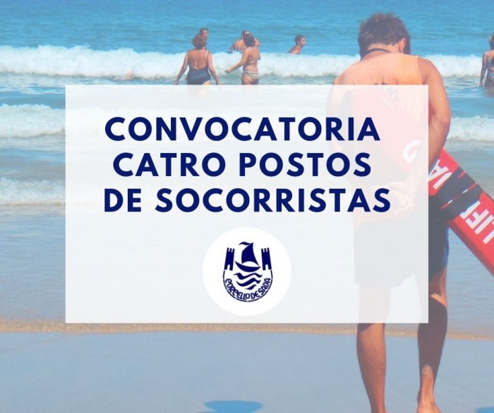 Convocatoria de catro postos de socorrista