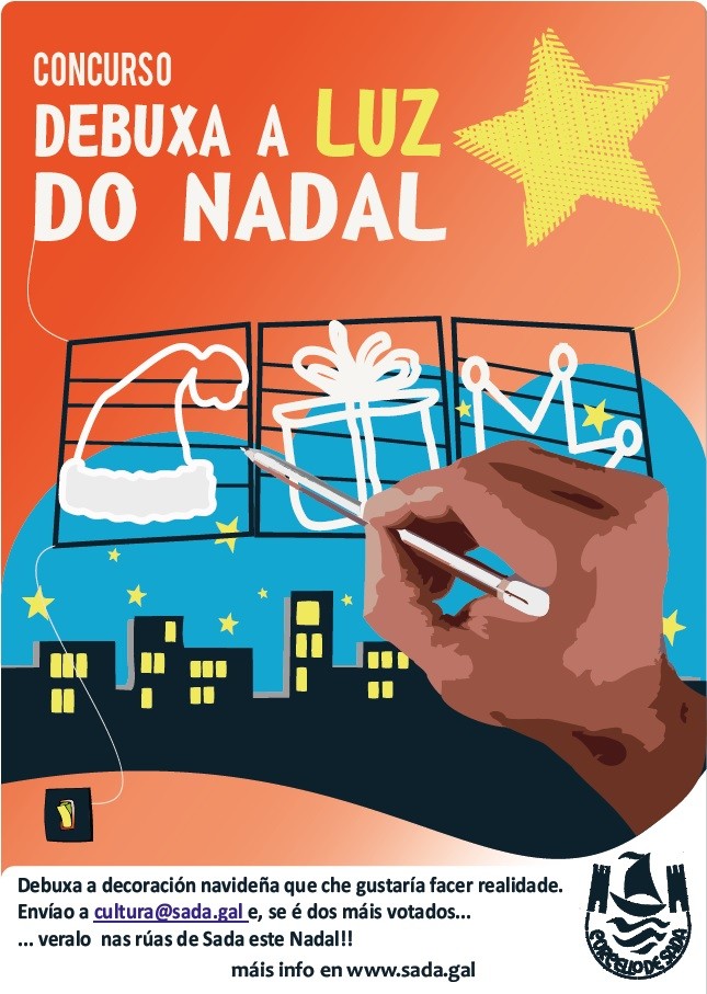 As nenas e nenos de Sada desean a iluminacin do Nadal 