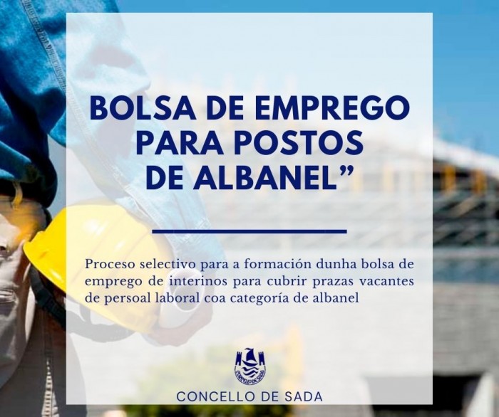 BOLSA DE EMPLEO PARA PUESTOS DE ALBAIL