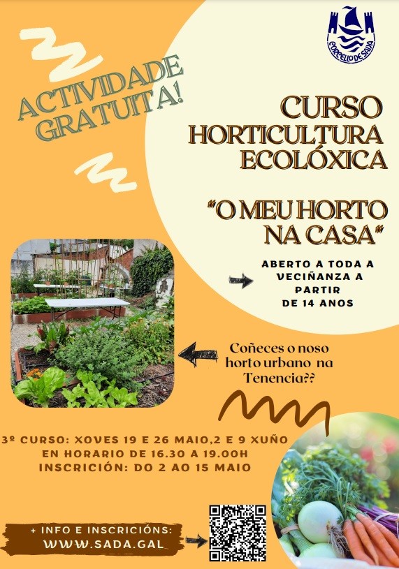 Sada programa cursos gratuitos de horticultura