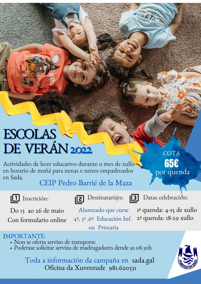 ESCUELAS DE VERANO SADA 2022