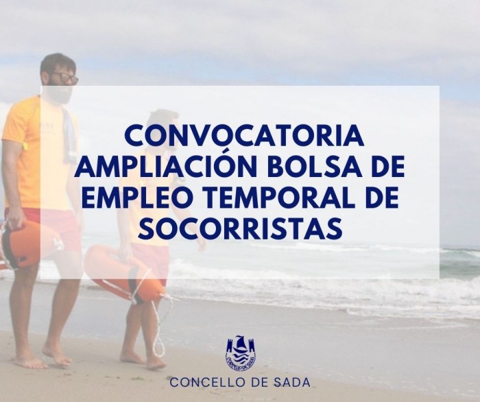  Convocatoria ampliacin bolsa de empleo temporal de socorristas