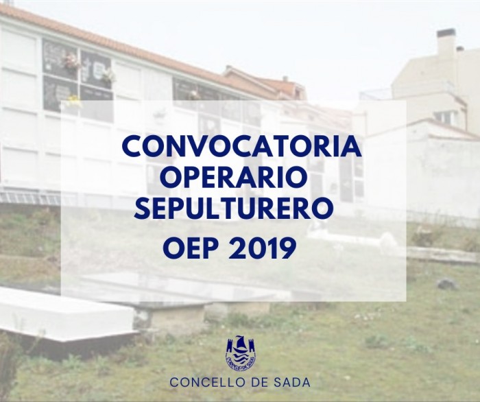  Convocatoria Operario Sepulturero OEP 2019 