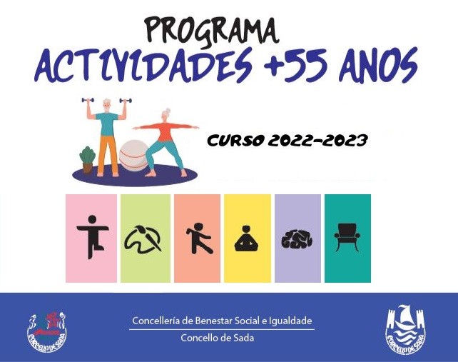 ACTIVIDADES MAIORES 55 ANOS ENVELLECEMENTO ACTIVO 2022-2023