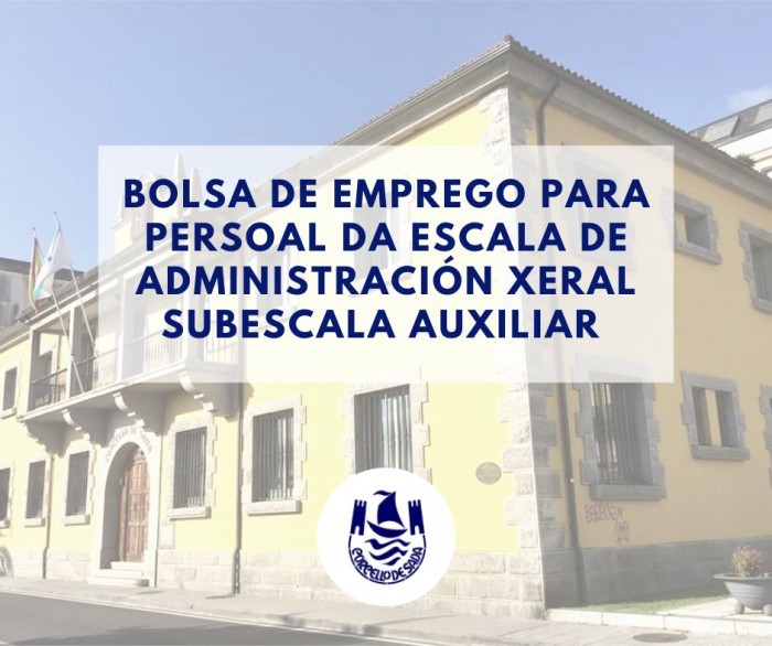 Bolsa de emprego para persoal da escala de administracin xeral subescala auxiliar 