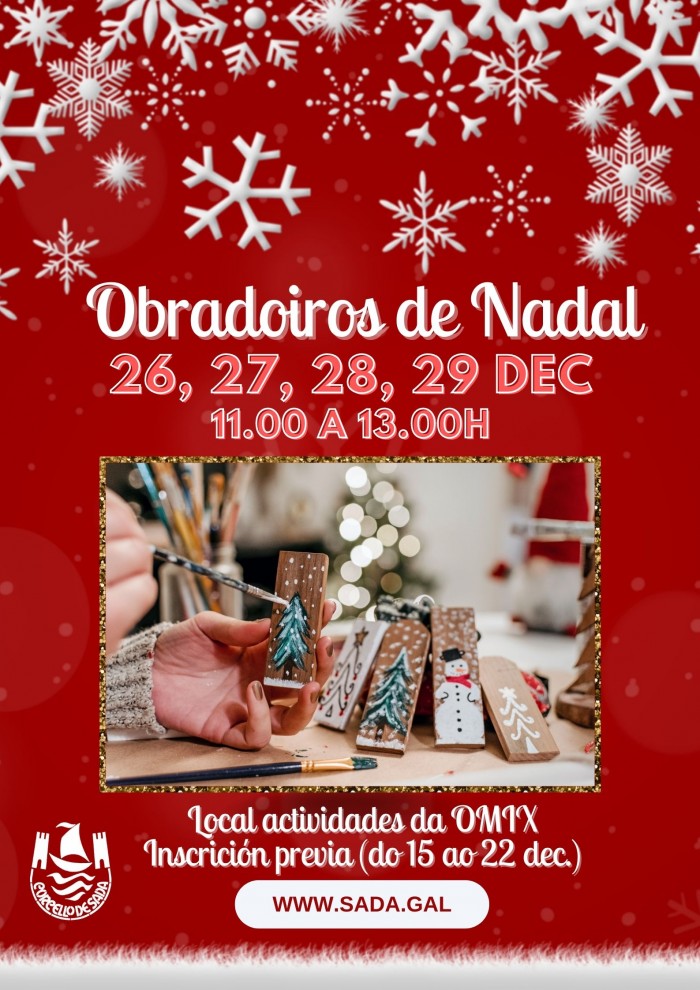 ACTIVIDADES INFANTS GRATUITAS NO NADAL DE SADA