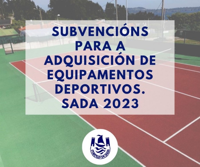 SUBVENCINS PARA A ADQUISICIN DE EQUIPAMENTOS DEPORTIVOS. 