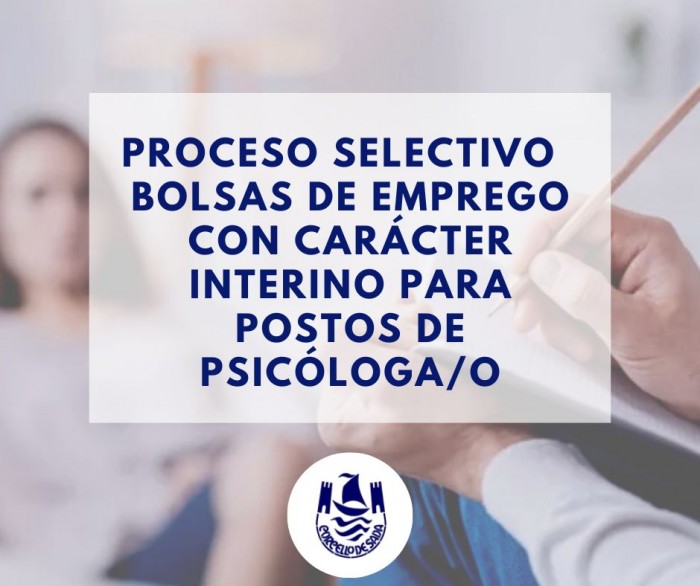  Proceso selectivo de bolsas de empleo para puestos de psiclogo 