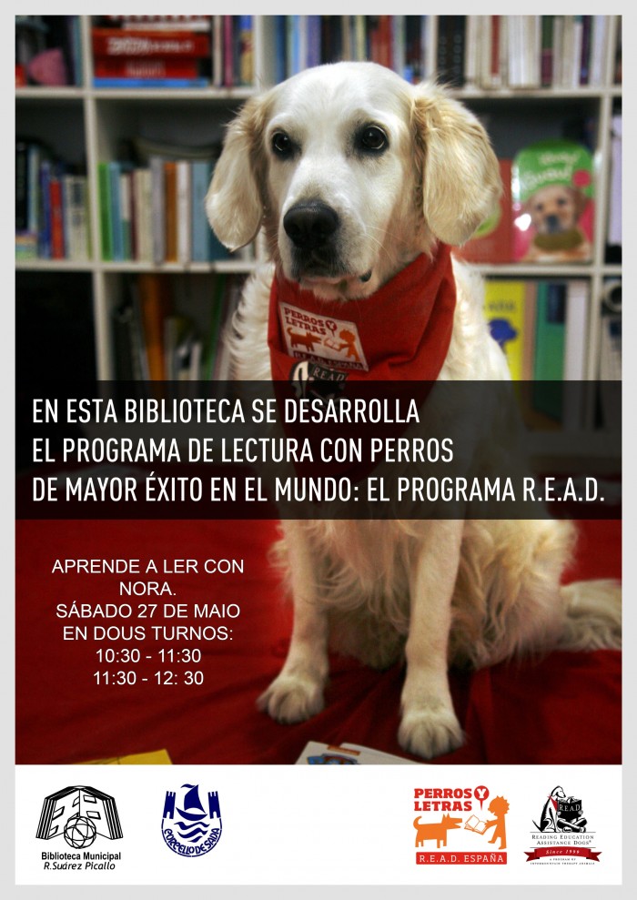 ANIMACIN A LA LECTURA CON PERROS EN LA BIBLIOTECA