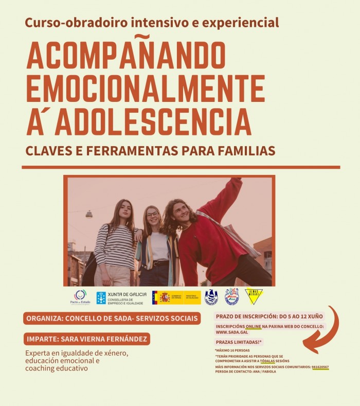 CURSO-TALLER INTENSIVO E EXPERIMENTAL: "ACOMPAANDO EMOCIONALMENTE A ADOLESCENCIA"