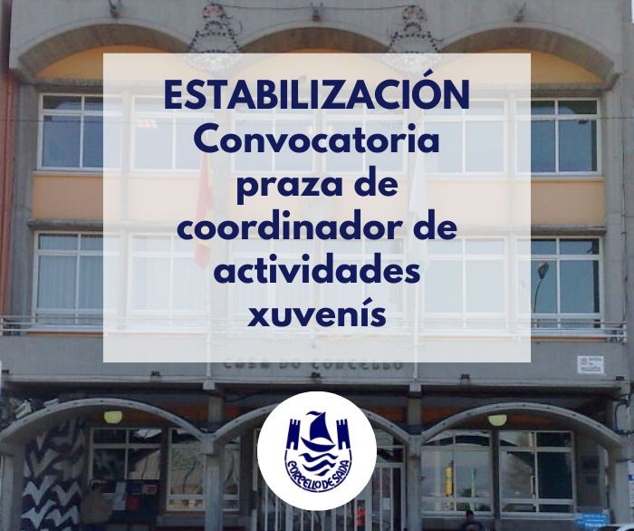 Convocatoria praza de coordinador de actividades juveniles 