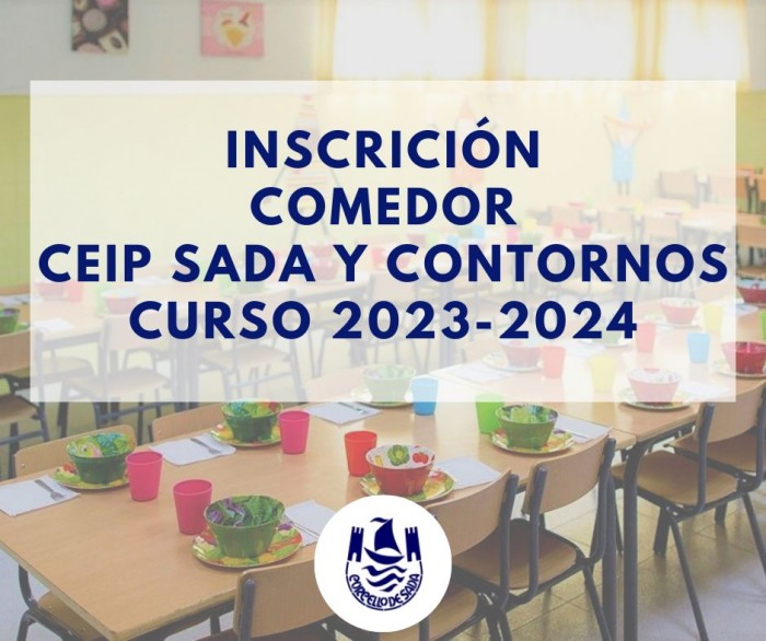 COMEDOR NO CEIP SADA Y SUS CONTORNOS CURSO 2023-2024