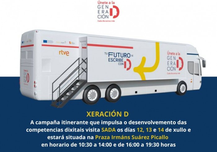 "XERACIN D" EN SADA OS DAS 12, 13 E 14 DE XULLO