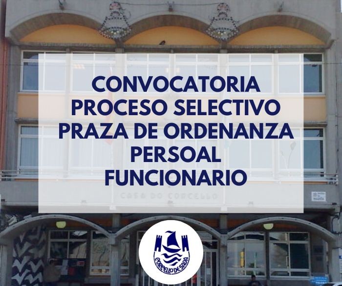 CONVOCATORIA PROCESO SELECTIVO PRAZA DE ORDENANZA, PERSOAL FUNCIONARIO