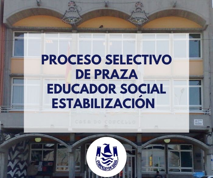 Proceso selectivo plaza de educador social, estabilización
