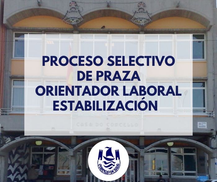 Proceso selectivo plaza de funcionario: Orientador laboral, estabilización