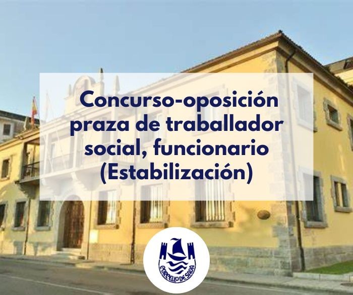 Concurso-oposicin praza de traballador social, funcionario (estabilizacin)