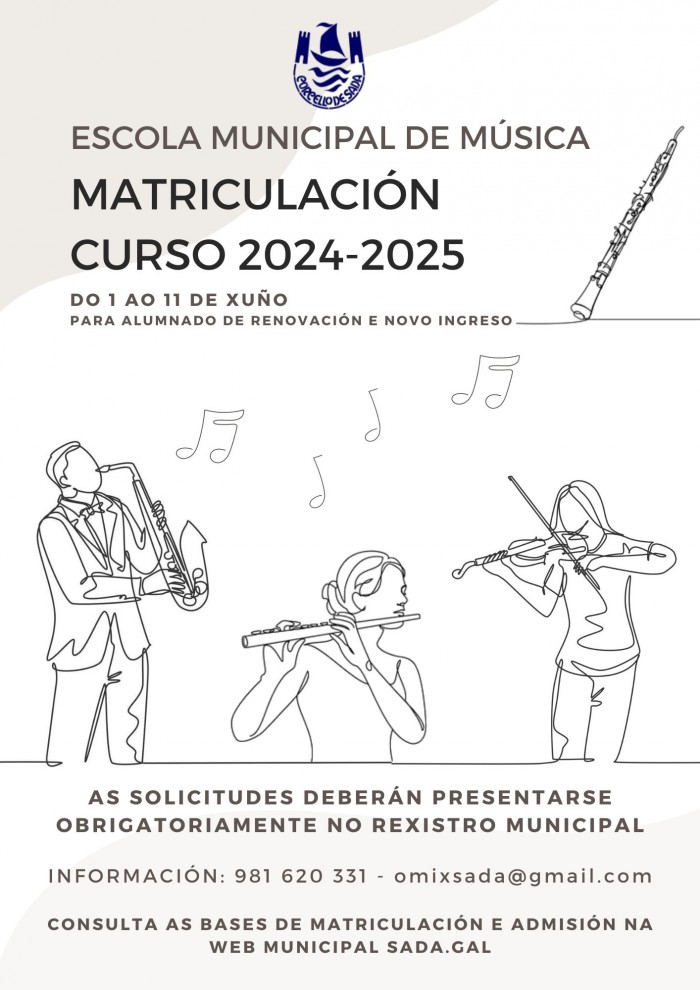 MATRCULA ESCOLA MUNICIPAL MSICA CURSO 2024-2025