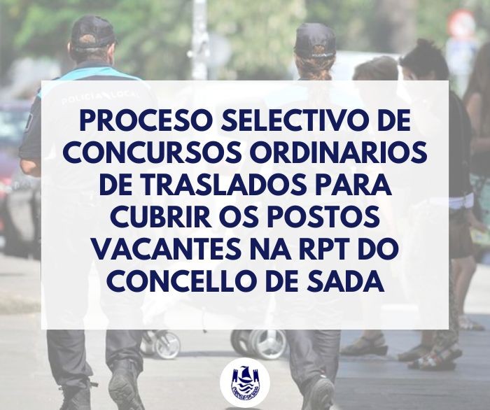 Procesos selectivos de concursos ordinarios de traslados para cubrir os postos vacantes na RPT 