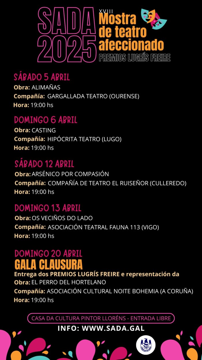 XVIII MOSTRA TEATRO DE SADA 2025