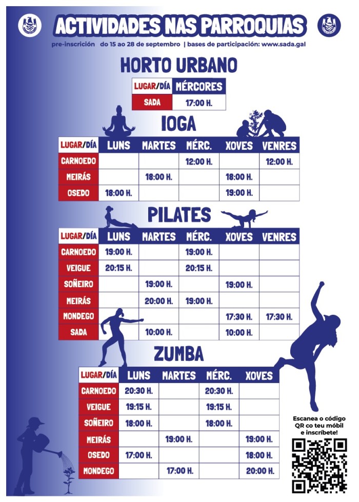 ACTIVIDADES NAS PARROQUIAS 2025-2026