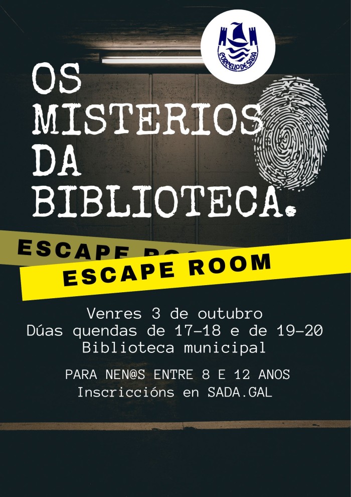 ESCAPE ROOM: OS MISTERIOS DA BIBLIOTECA