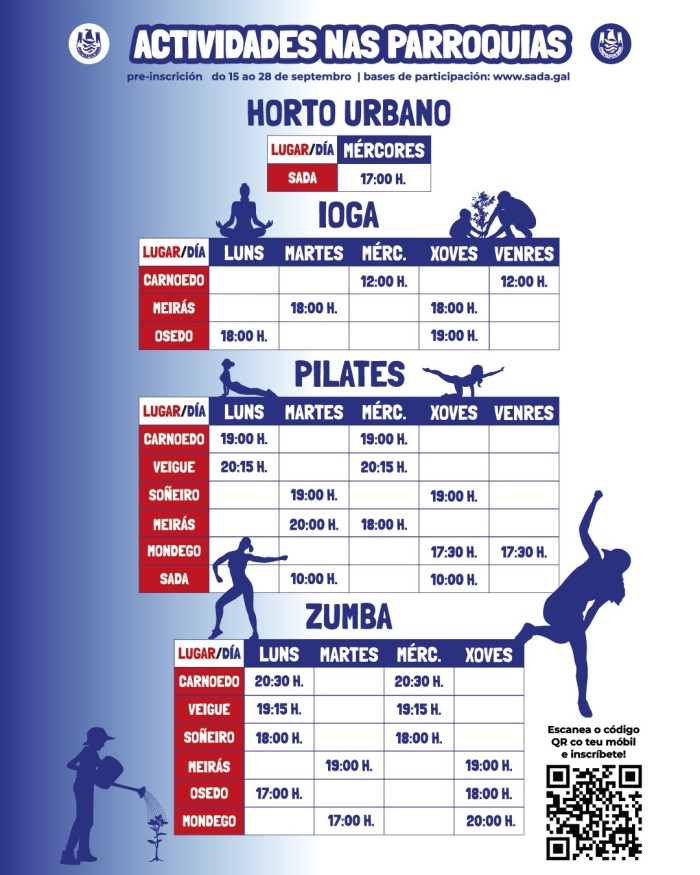 ACTIVIDADES NAS PARROQUIAS 2025-2026