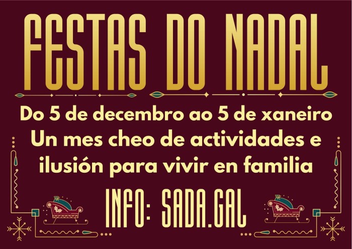 FESTAS DO NADAL SADA 2025