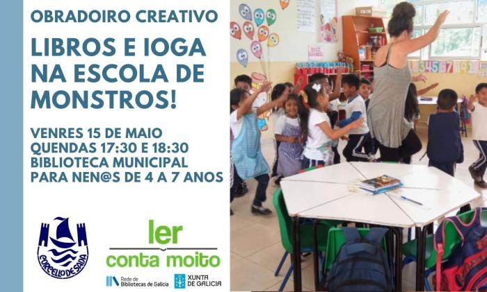 Obradoiro creativo: Libros e ioga na Escola de Monstros!